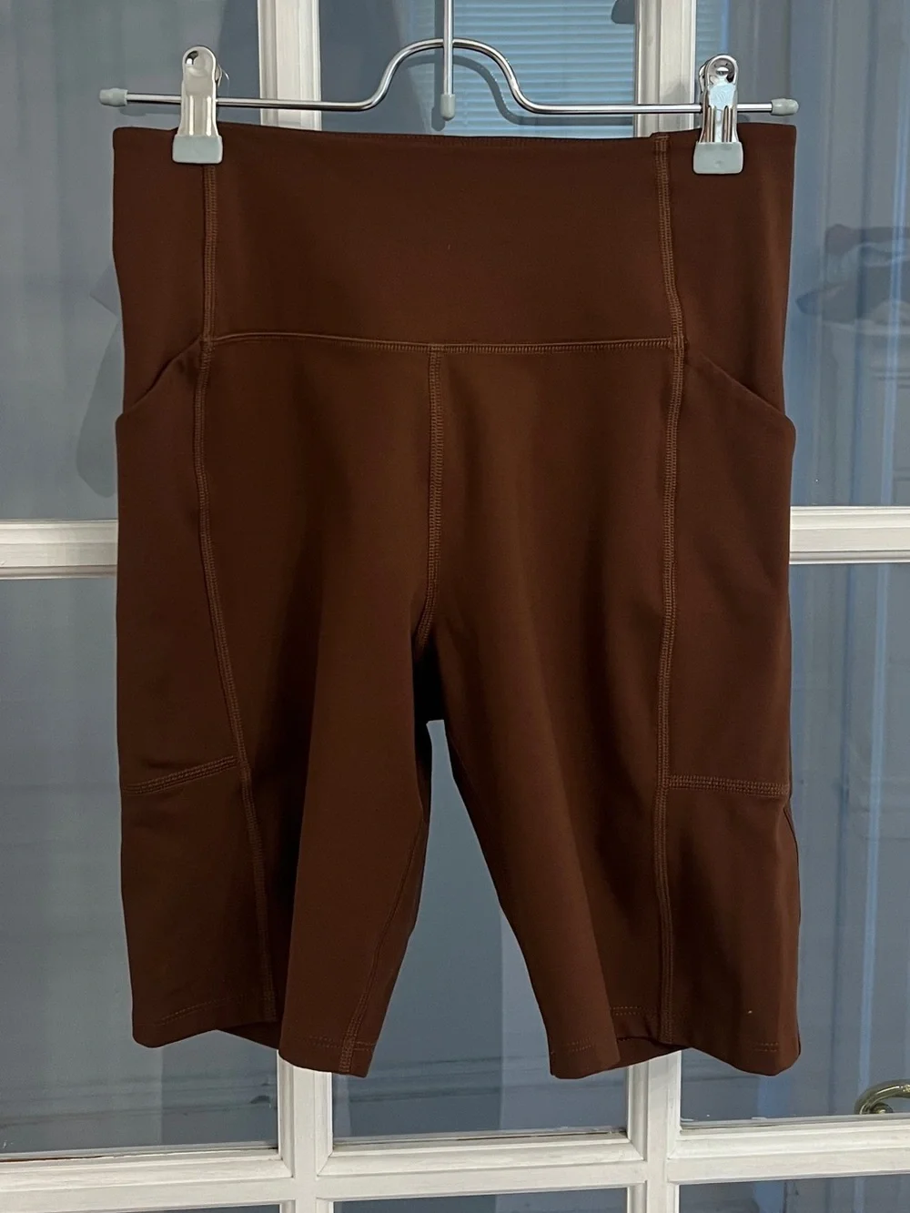 GIRLFRIEND COLLECTIVE Women’s Brown High Rise Active Bike Shorts Size M